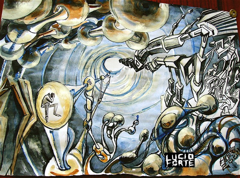 LUCIO FORTE 2009 mixed technique 21 x 30