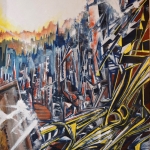 lucio forte, unknown cities2 50x40 oil on canvas AB